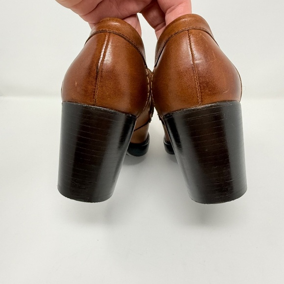 New Frye Jean Loafers Caramel Women's Sz 10 - Picture 5 of 12